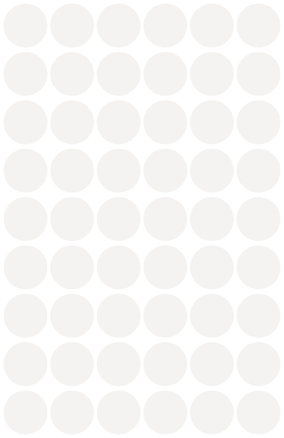 AVERY ZWECKFORM Markierungspunkte weiss 3145 12mm 270 Stück