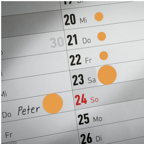 AVERY ZWECKFORM Markierungspunkte 12mm 3148Z orange 270 Stück