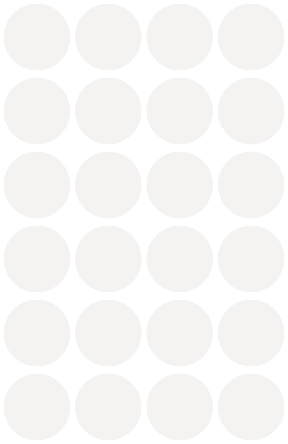 AVERY ZWECKFORM Markierungspunkte weiss 3170 18mm 96 Stück