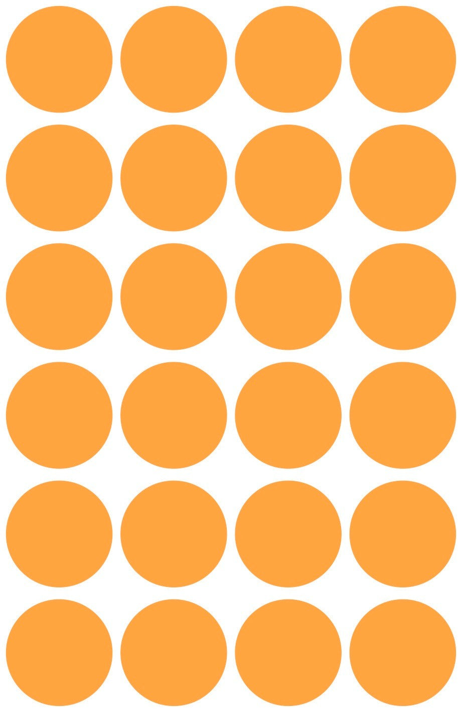 AVERY ZWECKFORM Markierungspunkte 18mm 3173Z orange 96 Stück