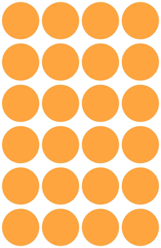 AVERY ZWECKFORM Markierungspunkte 18mm 3173Z orange 96 Stück