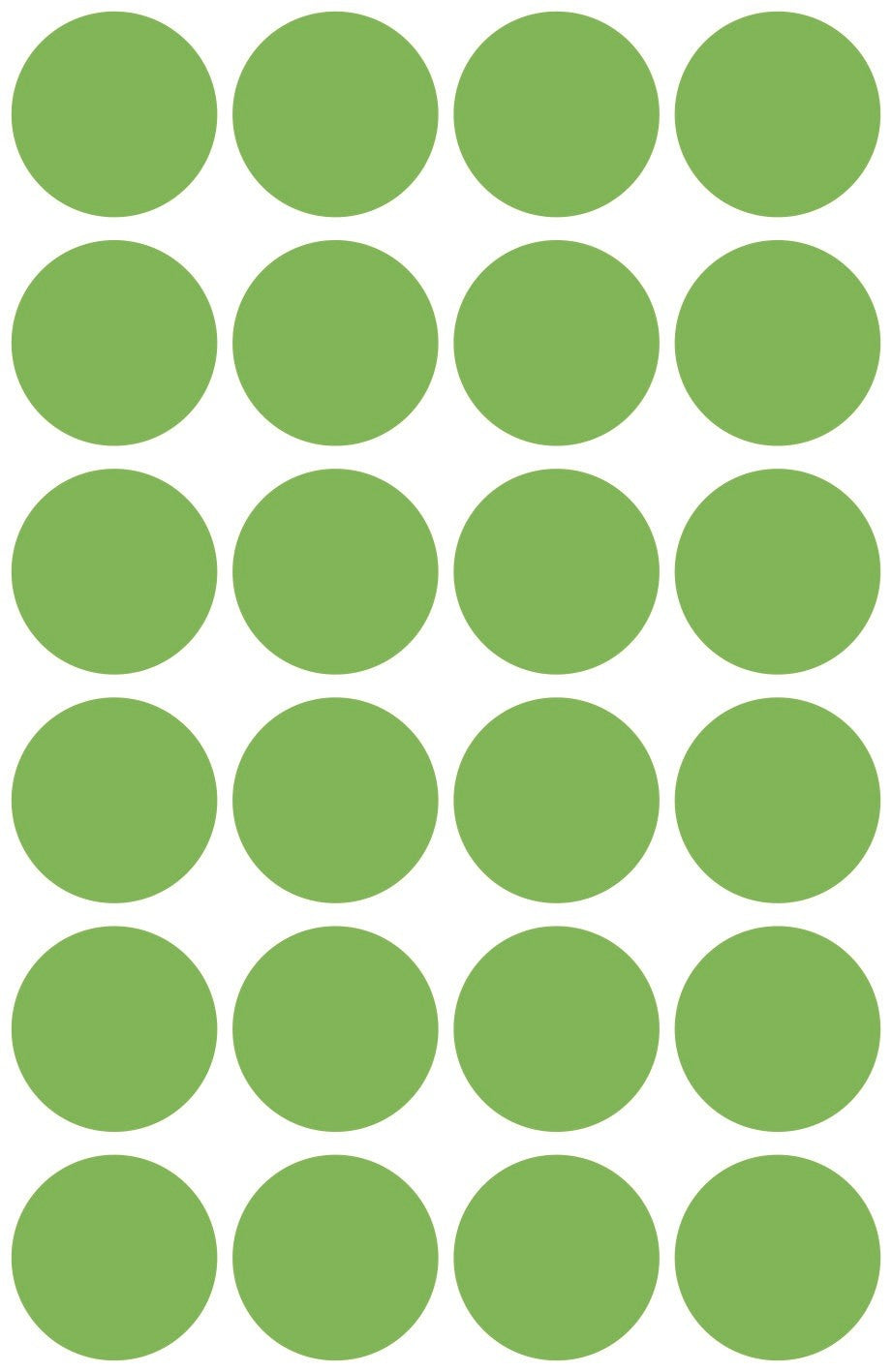 AVERY ZWECKFORM Markierungspunkte 18mm 3174Z grün 96 Stück