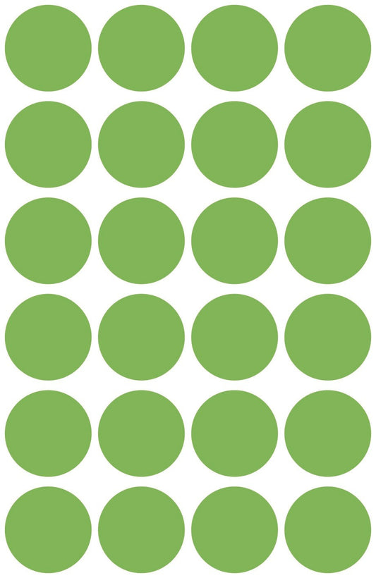 AVERY ZWECKFORM Markierungspunkte 18mm 3174Z grün 96 Stück