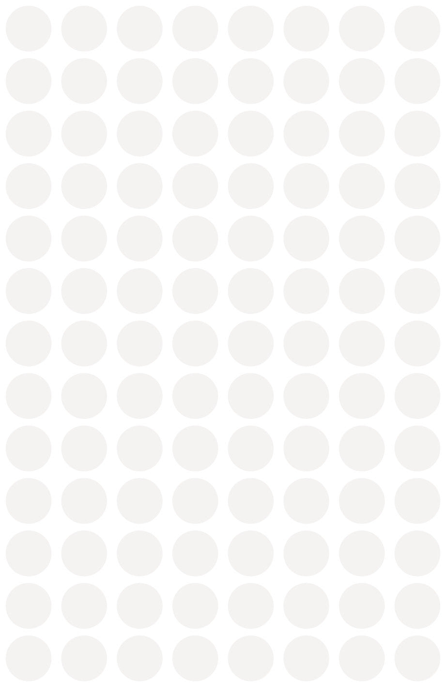 AVERY ZWECKFORM Markierungspunkte weiss 3175 8mm 416 Stück