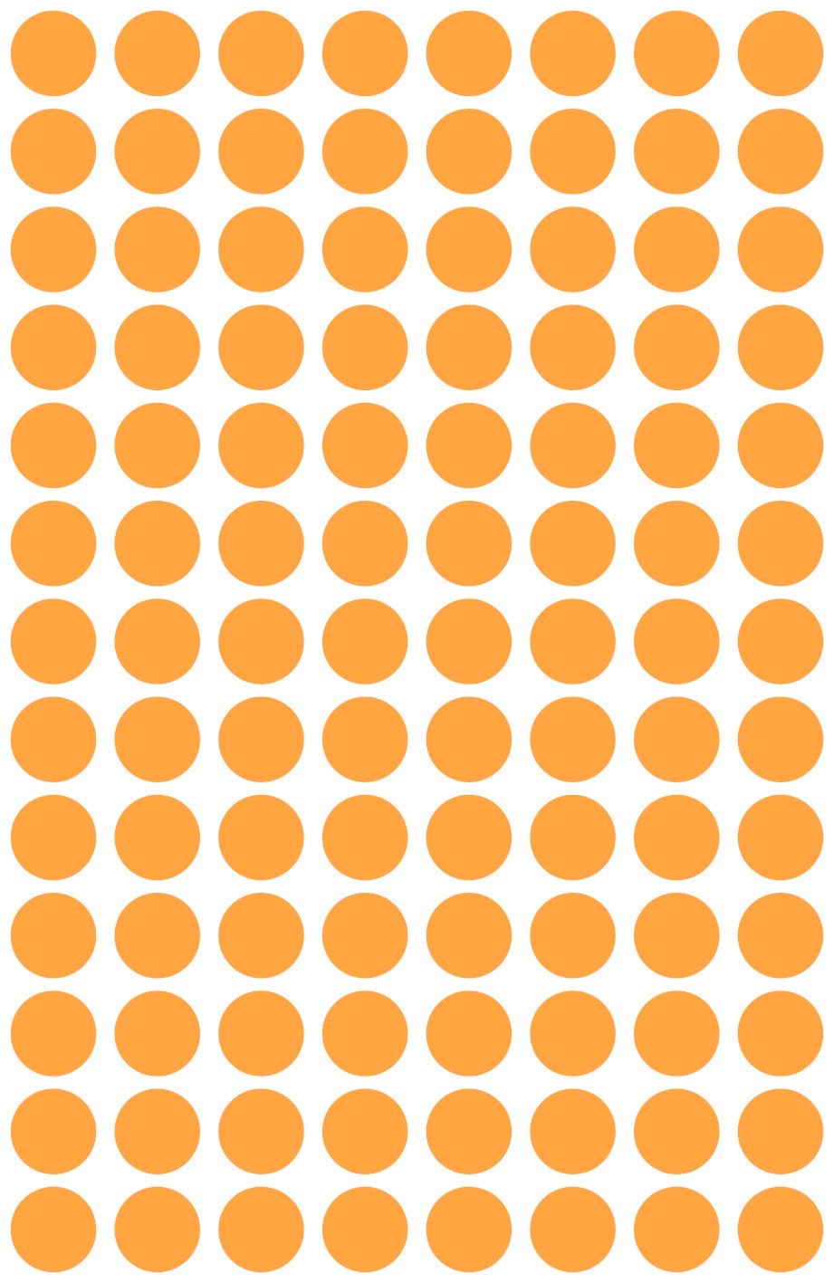AVERY ZWECKFORM Markierungspunkte 8mm 3178 orange 416 Stück