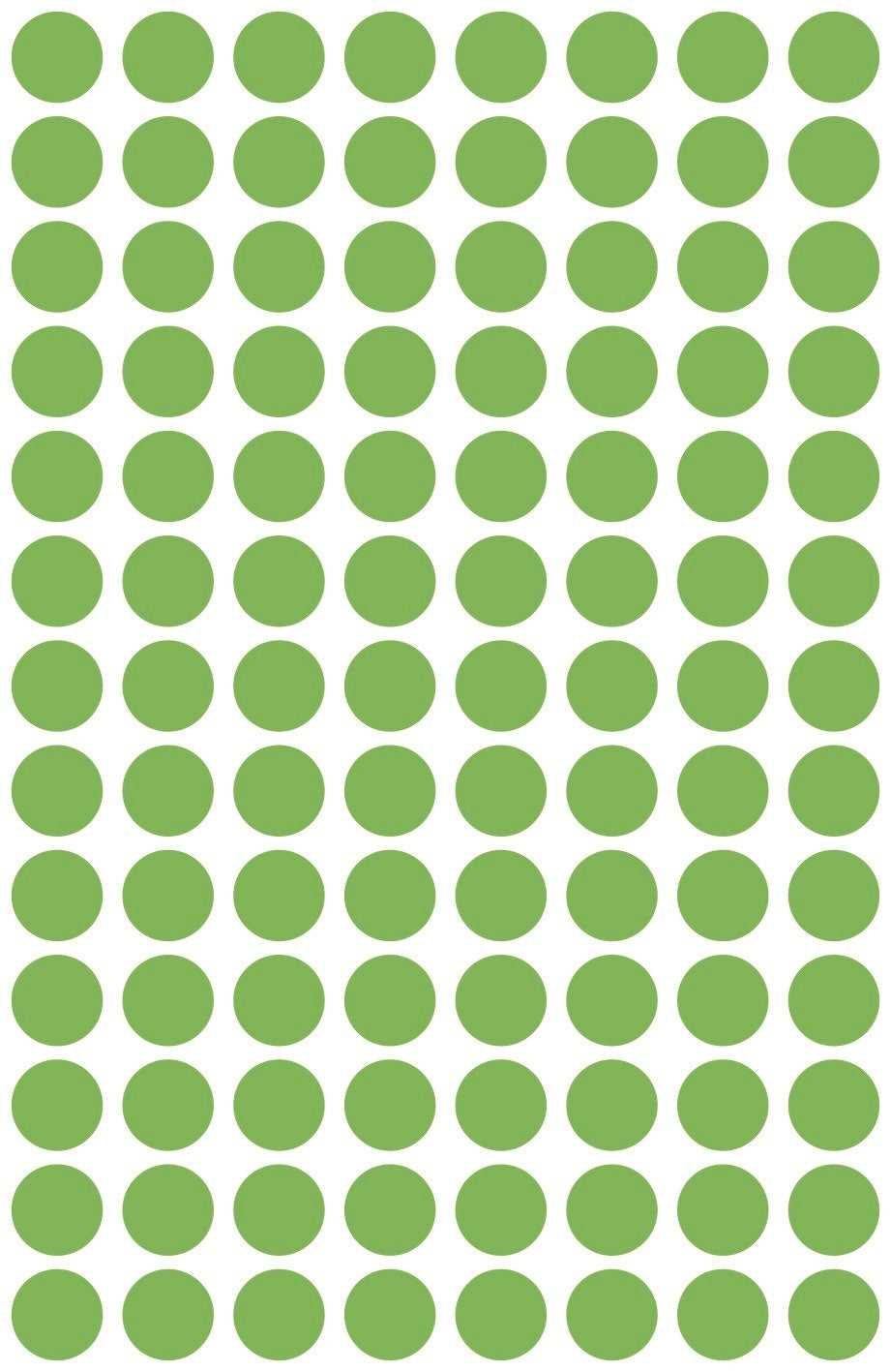 AVERY ZWECKFORM Markierungspunkte 8mm 3179Z grün 416 Stück