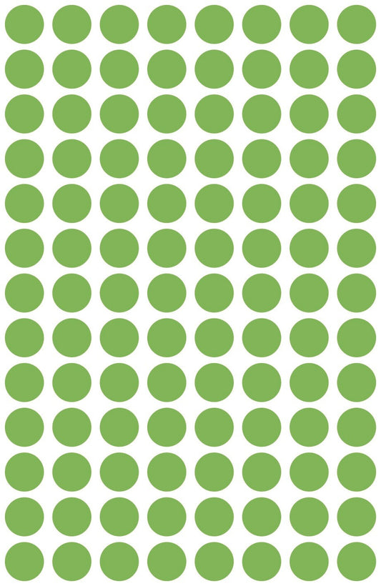 AVERY ZWECKFORM Markierungspunkte 8mm 3179Z grün 416 Stück