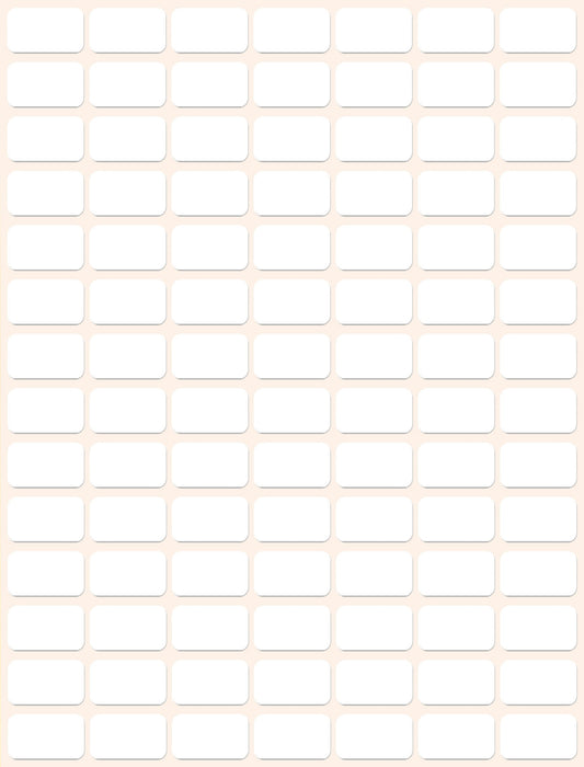 AVERY ZWECKFORM Haushaltetiketten 16×9mm 3311Z weiss 2646 Stück