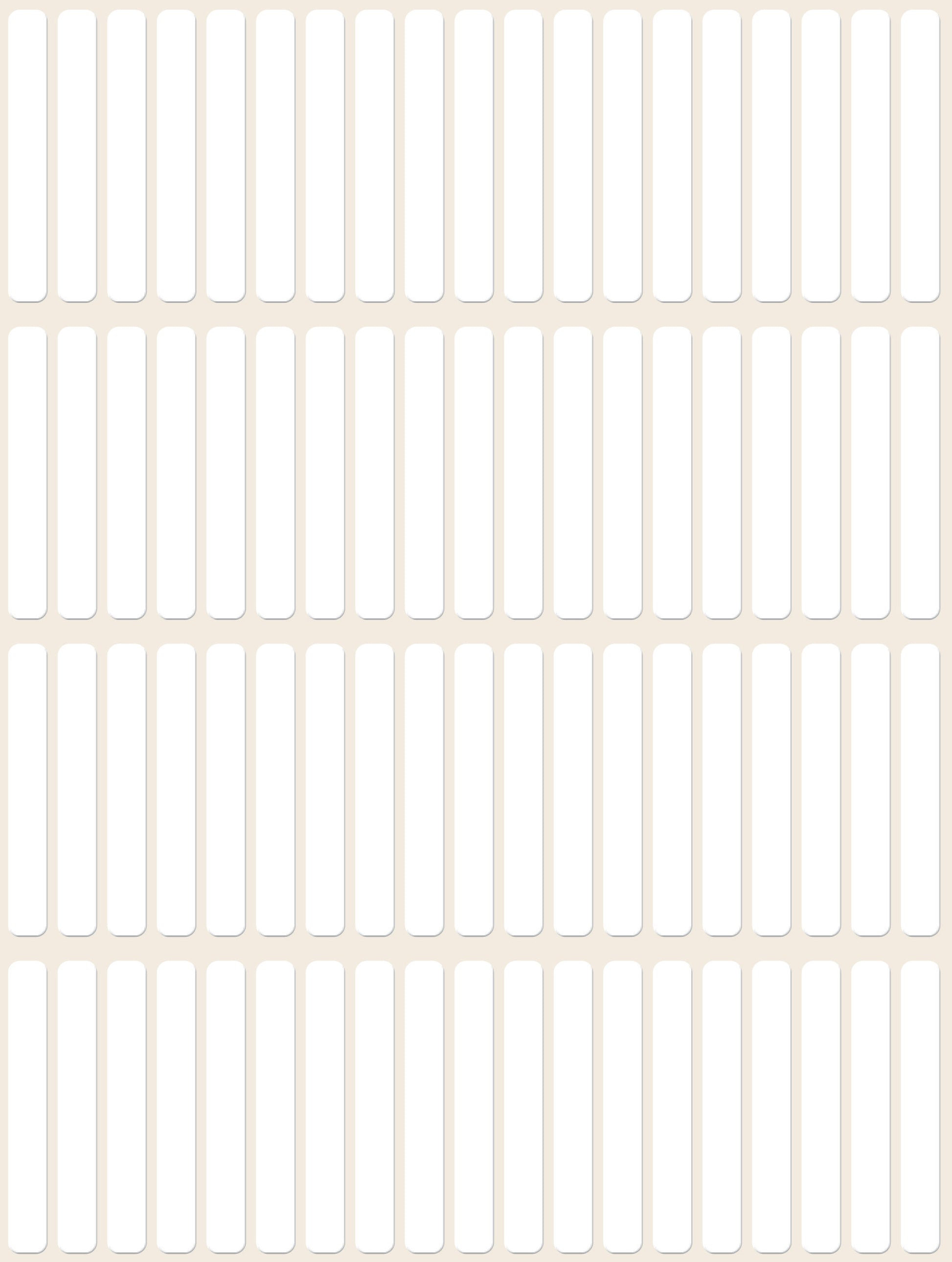 AVERY ZWECKFORM Universaletiketten 37x5mm 3322 weiss 1976 Stk./26 Bl.