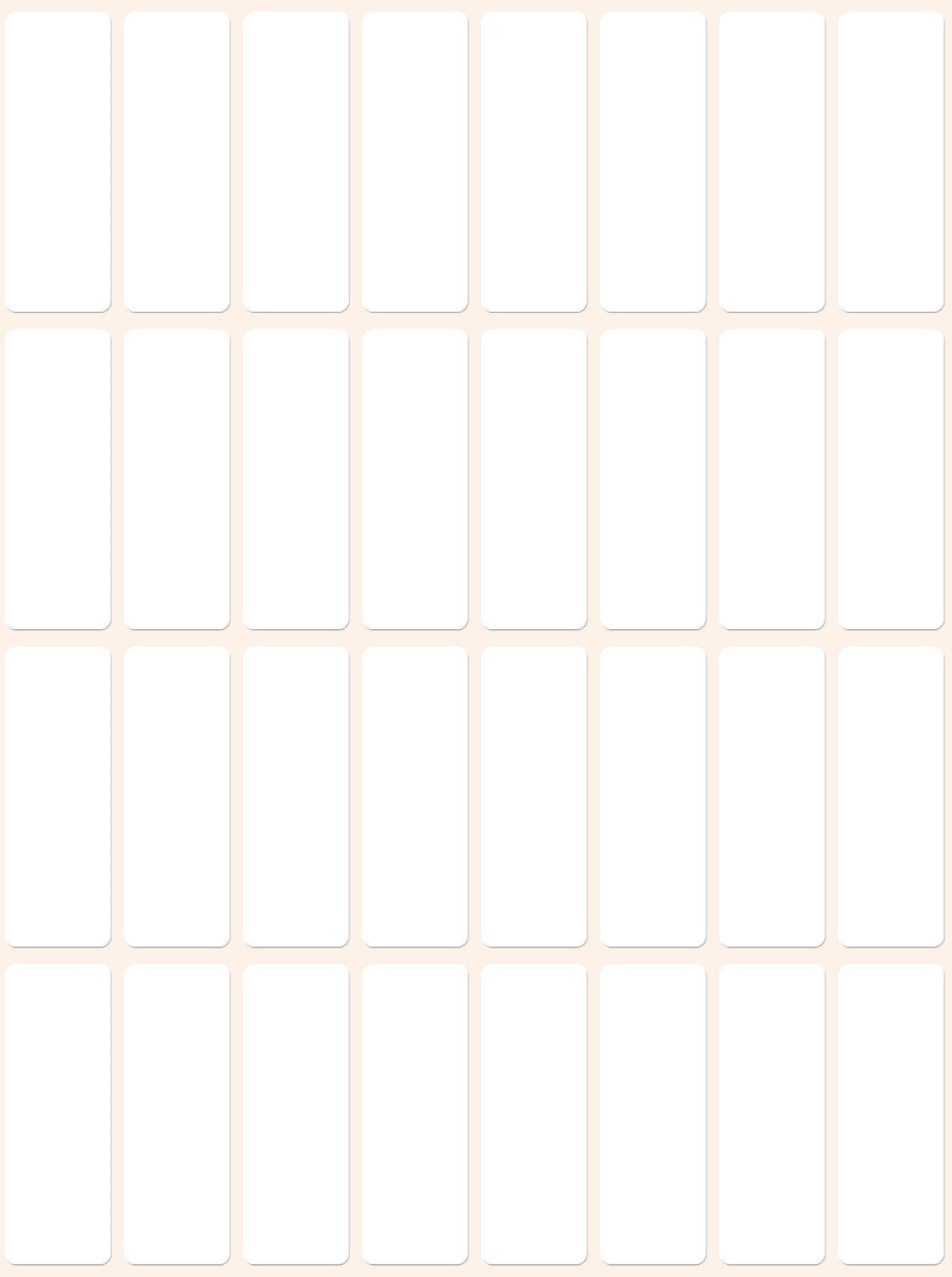 AVERY ZWECKFORM Universal-Etiketten 38x14mm 3323 weiss 928 St./29 Bl.