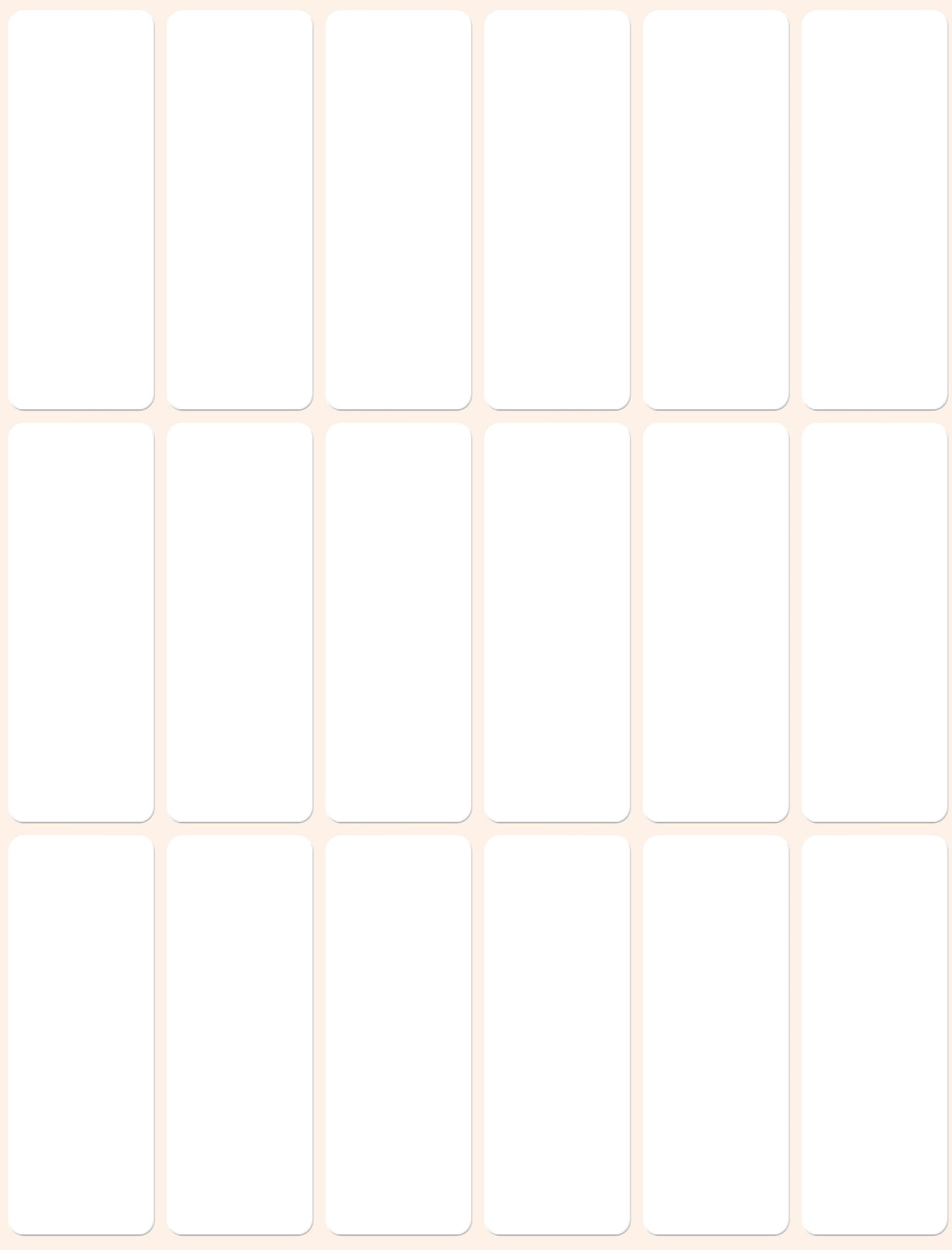 AVERY ZWECKFORM Universal-Etiketten 50x19mm 3327 weiss 486 St./27 Bl.