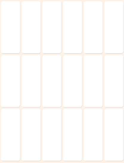 AVERY ZWECKFORM Universal-Etiketten 50x19mm 3327 weiss 486 St./27 Bl.