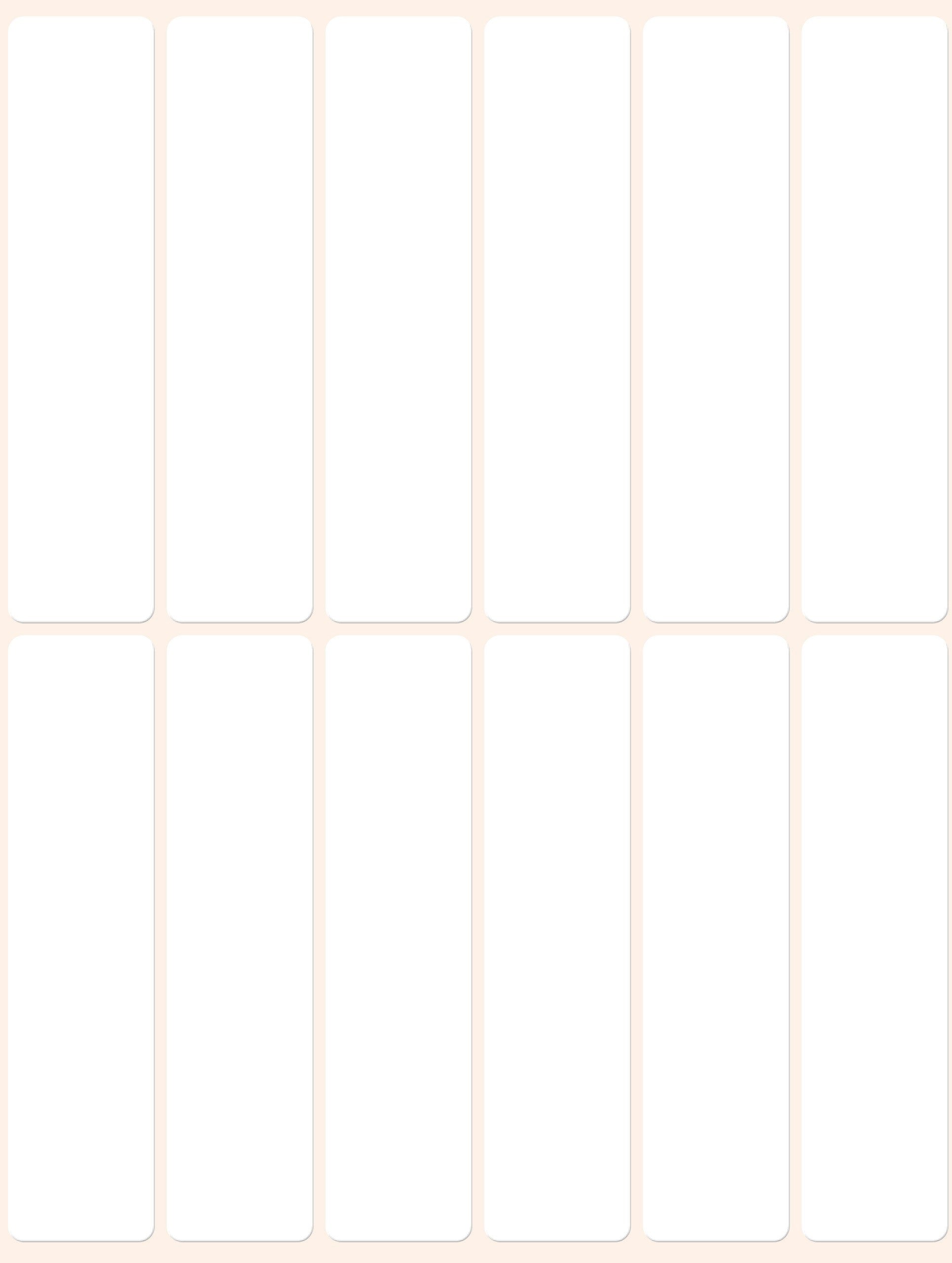 AVERY ZWECKFORM Universaletiketten 76x19mm 3328 weiss 324 Stk./27 Bl.