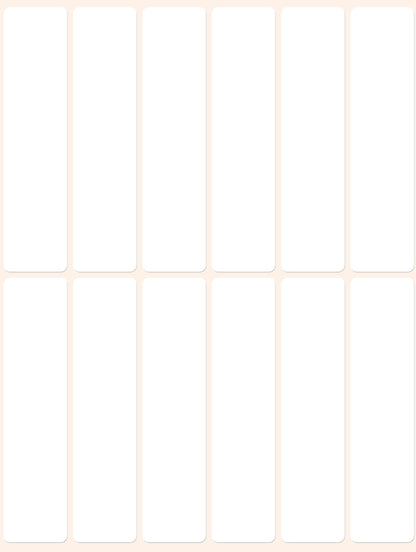 AVERY ZWECKFORM Universaletiketten 76x19mm 3328 weiss 324 Stk./27 Bl.