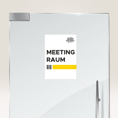 AVERY ZWECKFORM Universal-Etiketten 210x297mm 3478 weiss 100 Stk./100 Blatt