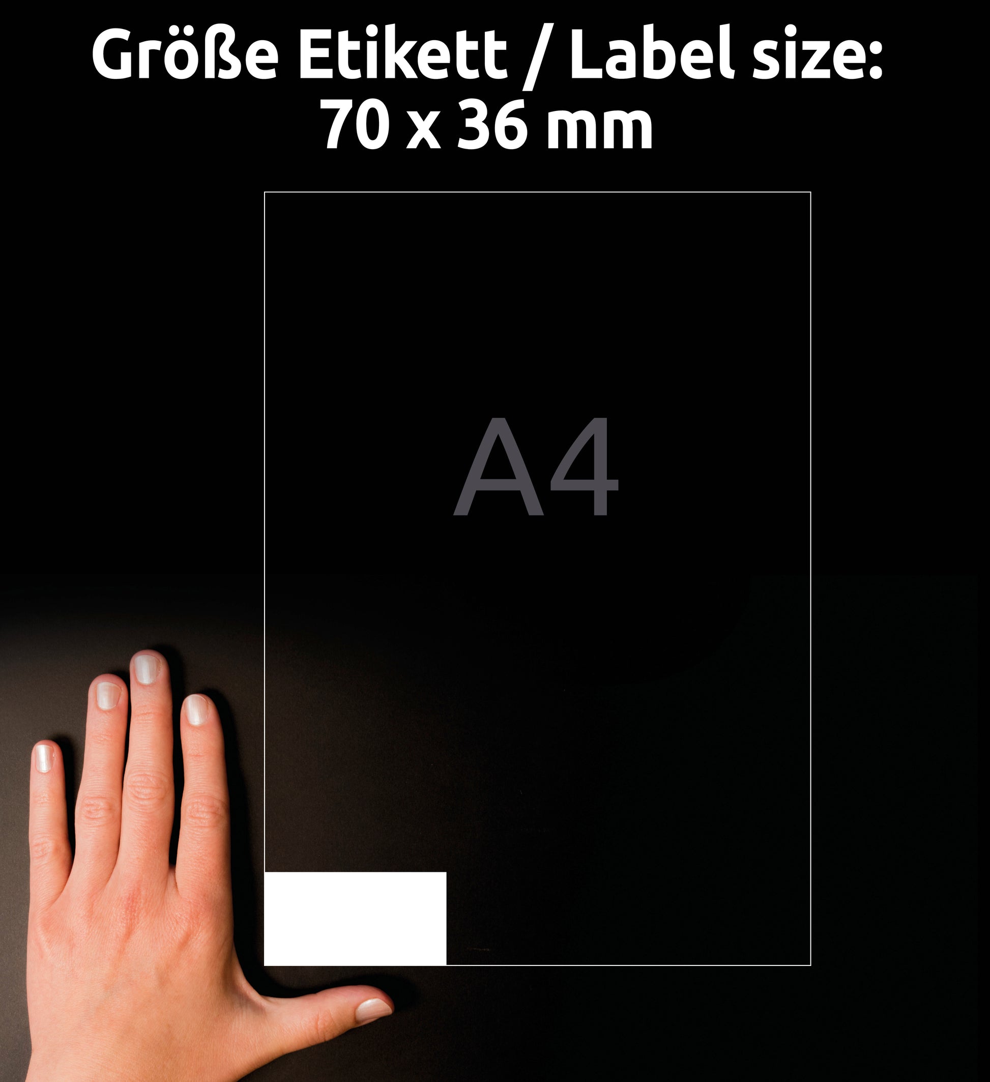 AVERY ZWECKFORM Universal-Etiketten 70x36mm 3490 weiss 720 Stk./25 + 5 Blatt