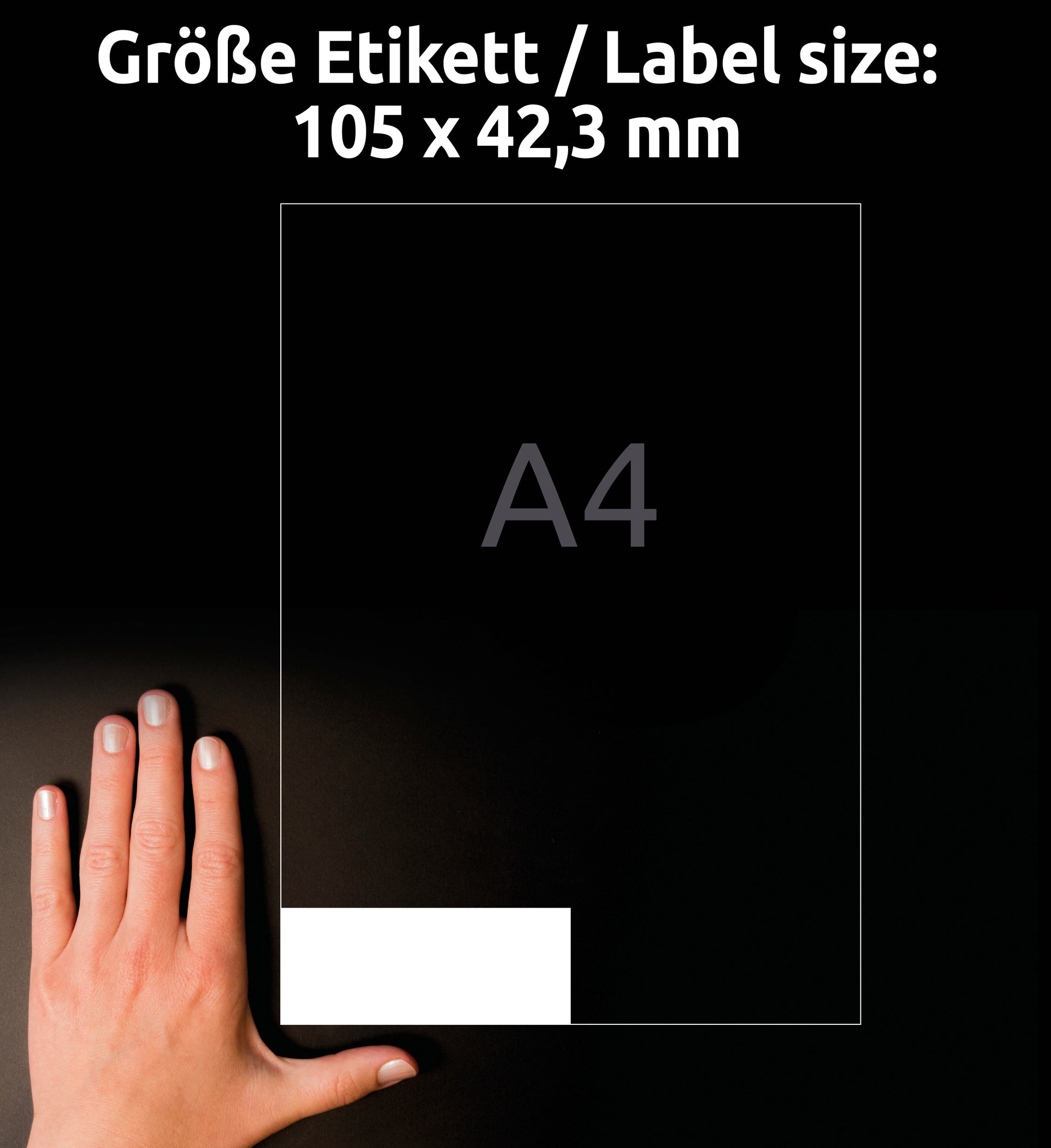 AVERY ZWECKFORM Etiketten 105x42,3mm 3653-200 weiss 3080 Stk./200+20 Blatt