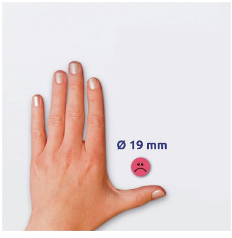 AVERY ZWECKFORM Bewertungspunkte Gesicht 19mm 3859 rot, Spender 250 Stück