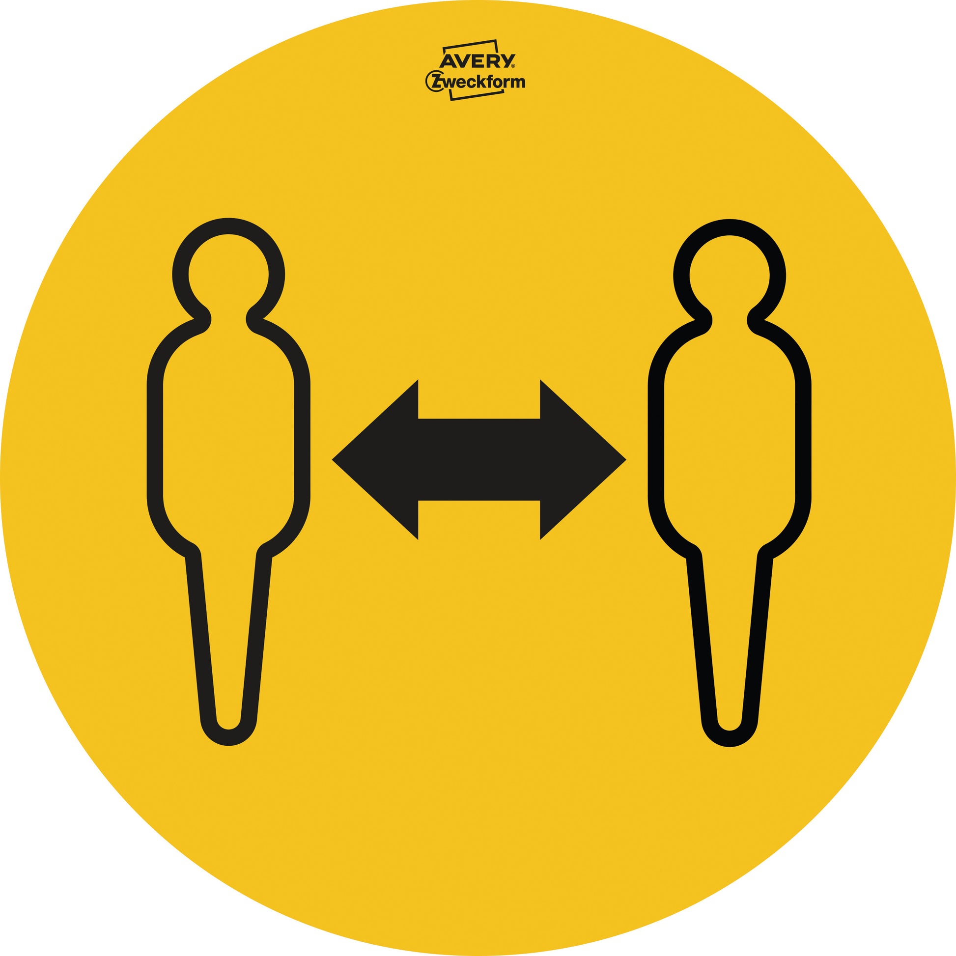 AVERY ZWECKFORM Hinweis-Aufkleber DE 20cm 49415Z Set Piktogramme 12 Stück