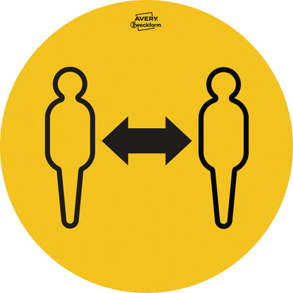 AVERY ZWECKFORM Hinweis-Aufkleber DE 20cm 49415Z Set Piktogramme 12 Stück