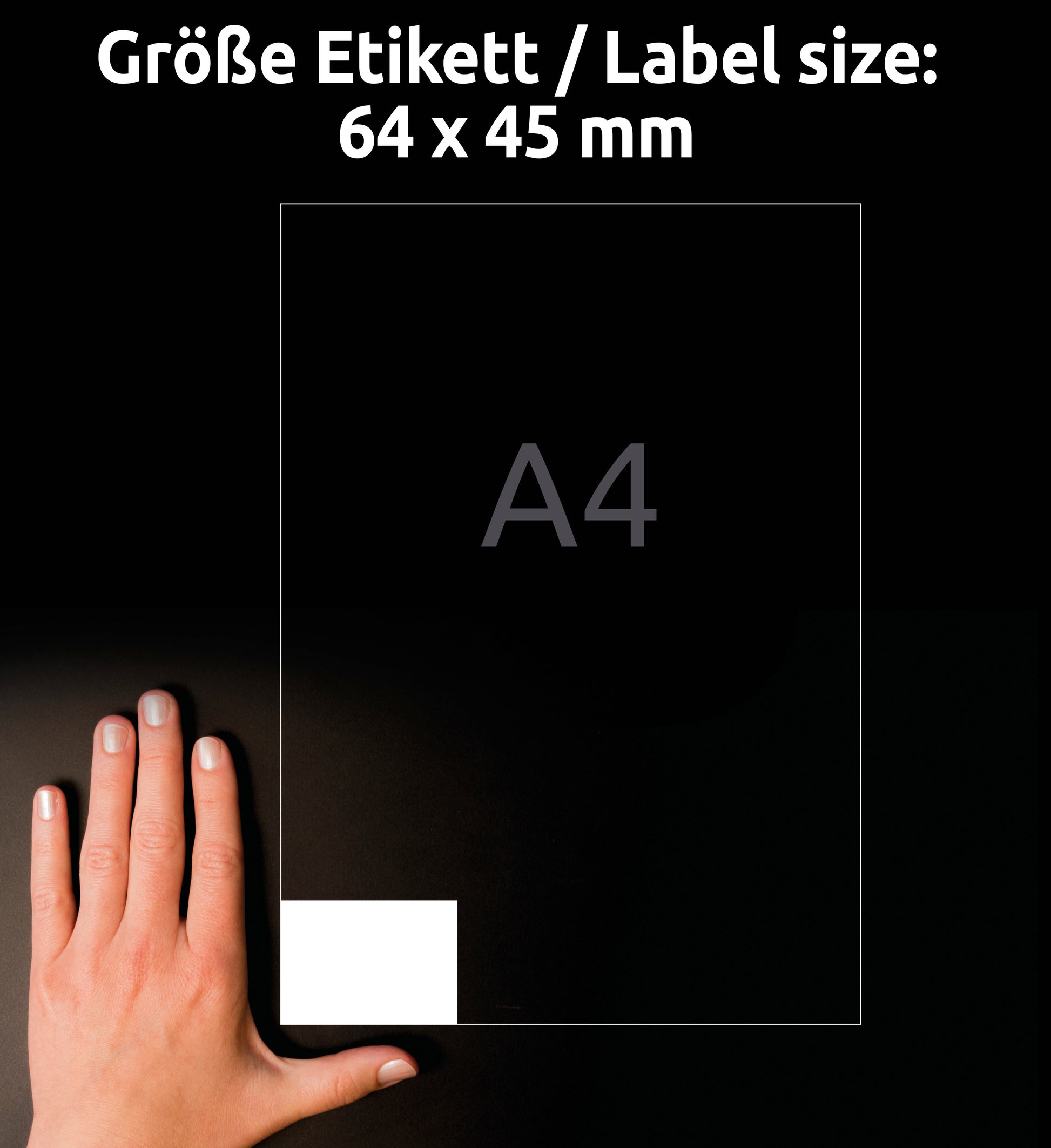 AVERY ZWECKFORM Universaletiketten 64x45mm 6171 weiss 540 Stk./25 + 5 Blatt