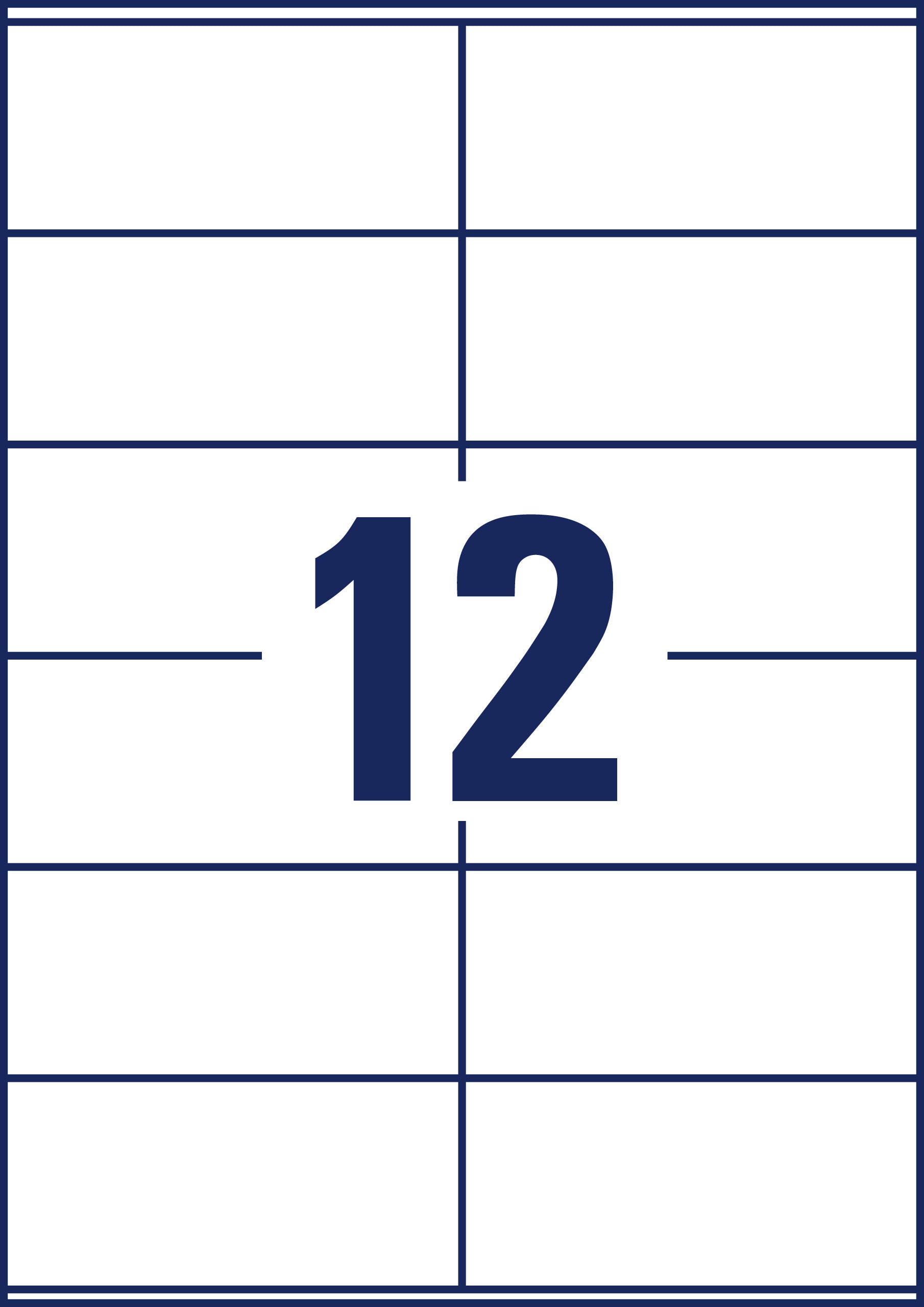 AVERY ZWECKFORM Universal-Etiketten 105x48mm 6175-65 weiss 50+15 Blatt