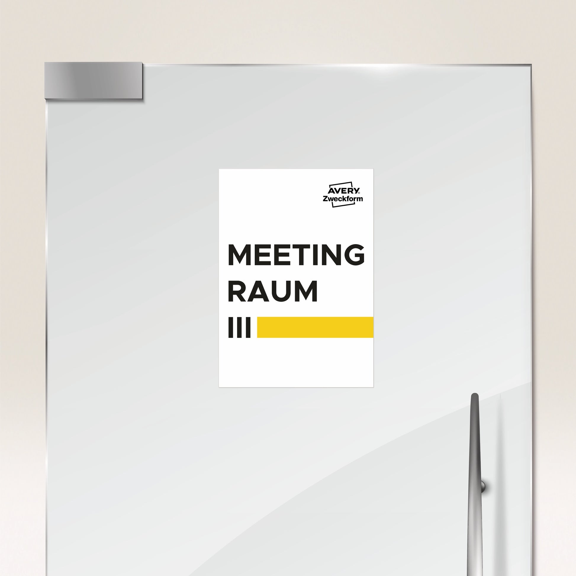 AVERY ZWECKFORM Universal-Etiketten 210x297mm 6603Z weiss 65 Stk./65 Blatt