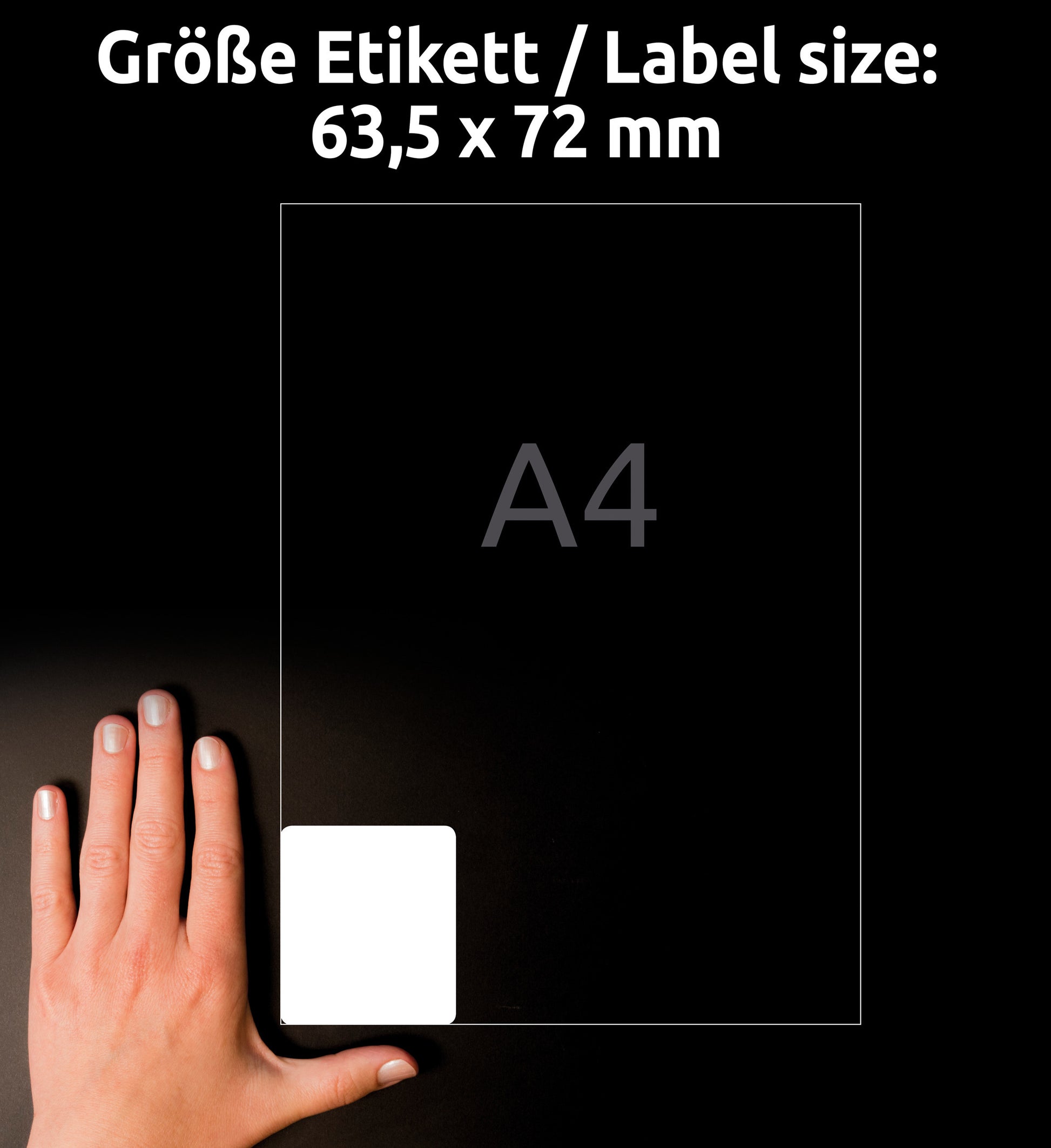 AVERY ZWECKFORM Adressetiketten 63,5x72mm 7164-100 weiss 1200 Stk./100 Blatt