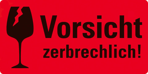 AVERY ZWECKFORM Warnetiketten 100x50mm 7211 neonrot 200 Stück