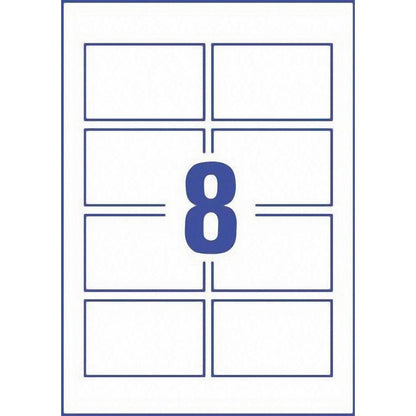 AVERY ZWECKFORM Visitenkarten 85x54mm C32015-10 weiss, matt, 260g/m2 80 Karten