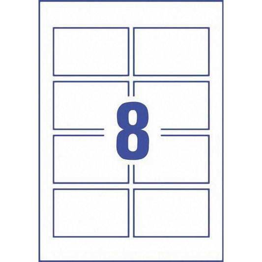 AVERY ZWECKFORM Visitenkarten 85x54mm C32015-10 weiss, matt, 260g/m2 80 Karten