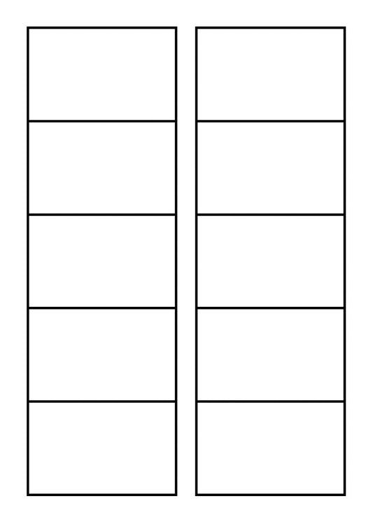 AVERY ZWECKFORM Prof. Visitenkarten Univer. A4 C32016-10 220g satiniert 100 Blatt