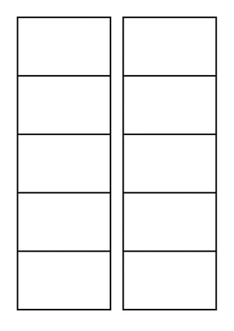AVERY ZWECKFORM Prof. Visitenkarten Univer. A4 C32016-10 220g satiniert 100 Blatt
