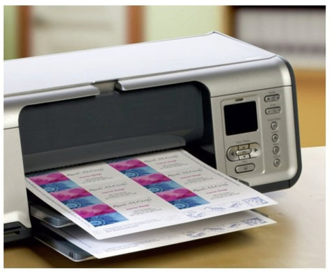 AVERY ZWECKFORM Prof. Visitenkarten InkJet A4 C32028-10 240g glossy doppels. 10 Blatt