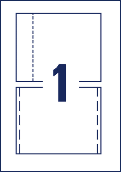 AVERY ZWECKFORM CD-Einleger 151x118mm C32250-25 A4 25 Stk.