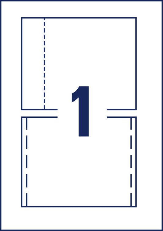 AVERY ZWECKFORM CD-Einleger 151x118mm C32250-25 A4 25 Stk.