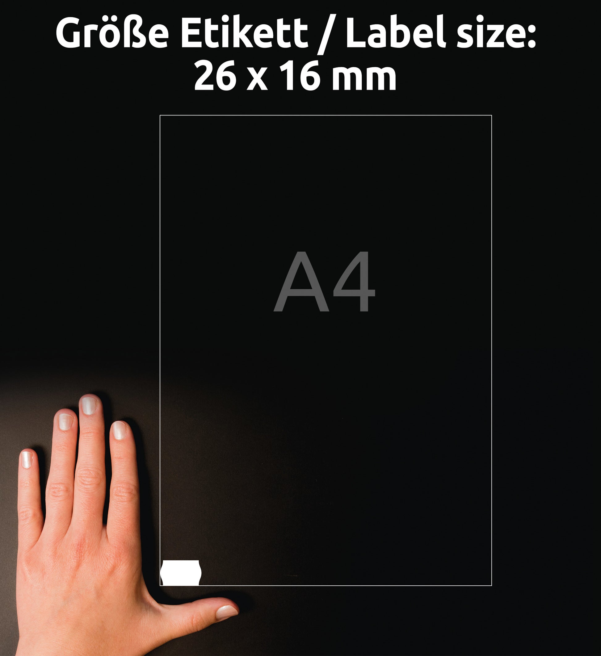 AVERY ZWECKFORM Preisetiketten 26×16mm L3410REV2 weiss 2550 Stück