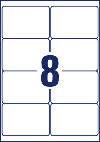 AVERY ZWECKFORM Etiketten Laser 99,1x67.7mm L4715REV2 weiss, non-perm. 20 Blatt