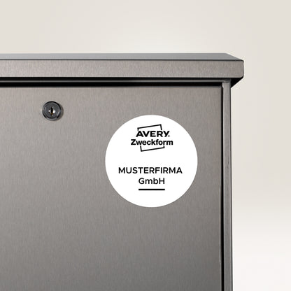 AVERY ZWECKFORM Etiketten Laser 30mm L4716REV2 weiss, non-perm. 20 Blatt