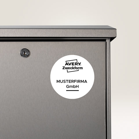 AVERY ZWECKFORM Etiketten Laser 30mm L4716REV2 weiss, non-perm. 20 Blatt