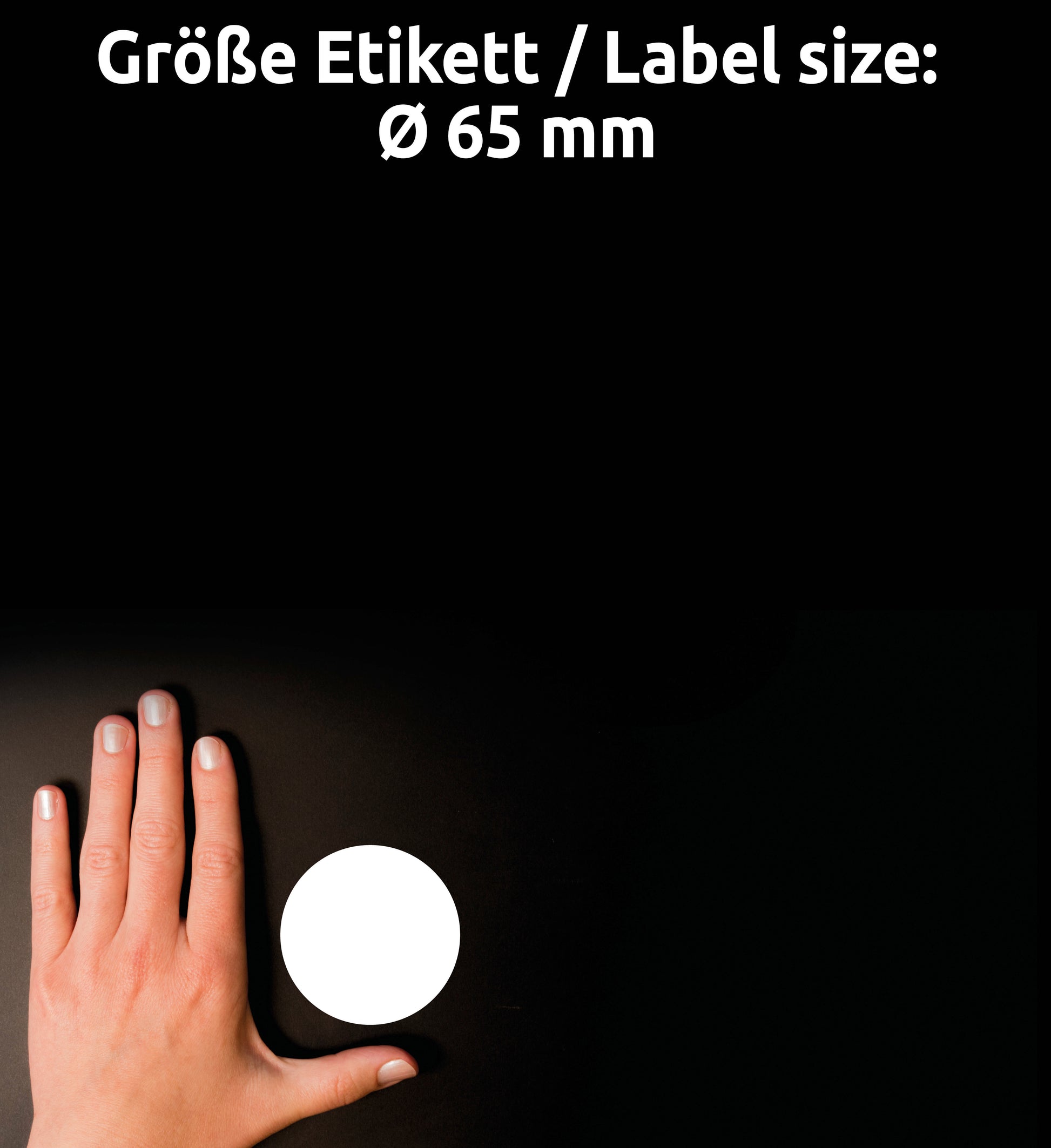 AVERY ZWECKFORM Namensetiketten 65mm L4881-20 weiss 20 Blatt/160 Stk.