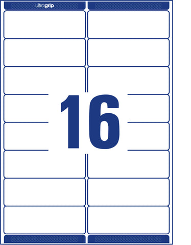 AVERY ZWECKFORM Adressetiketten 99,1x33,9mm L7162-100 weiss 1600 Stk./100 Blatt