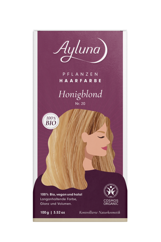 AYLUNA Plant-based hair dye Honey blonde