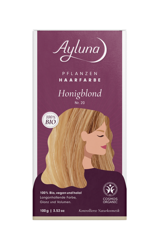 AYLUNA Plant-based hair dye Honey blonde