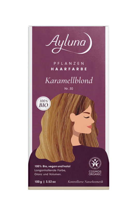 AYLUNA Plant-based hair dye Caramel blonde