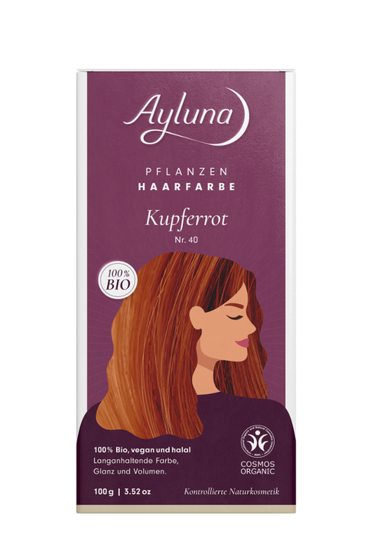 AYLUNA Plant-based hair dye Copper red