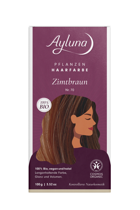 AYLUNA Plant-based hair dye Cinnamon brown