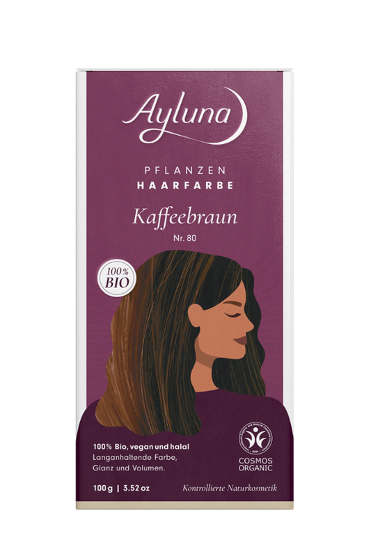 AYLUNA Plant-based hair dye Coffee brown