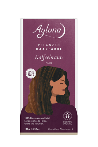 AYLUNA Plant-based hair dye Coffee brown