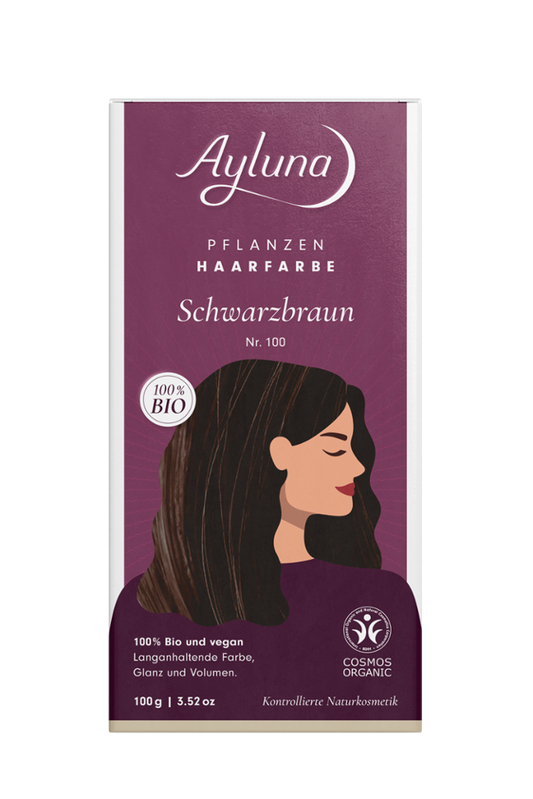AYLUNA Plant-based hair dye Black brown